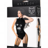 Боди Glossy Adriana из материала Wetlook, L