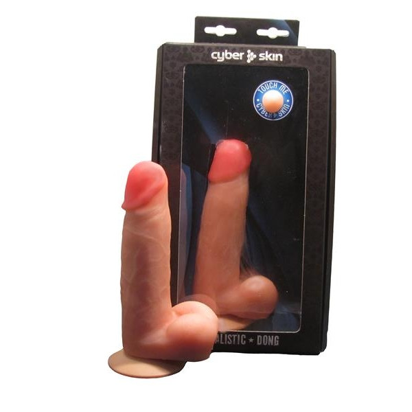 Фаллоимитатор на присоске Кибер-кожа в подарочной упаковке 813905ru