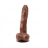 Вибратор JAMES DEEN 8.5" Vibrating Dildo Brown CN-111811916