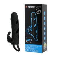 Вибронасадка на пенис 5,5" Preetty Love BI-026216-1