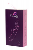 Пульсатор и вибратор с функцией подогрева Eromantica EVA, силикон, розовый, 20 см