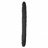 Двухголоввый Фаллоимитатор Easytoys Double Ended Dildo Black ET207BLK