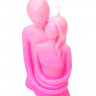 Свеча интерьерная Штучки-Дрючки "Пара", розовый, 95г