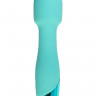 Вибратор Штучки-Дрючки «Дрючка-удовольствие», силикон, голубой, 18,5 см