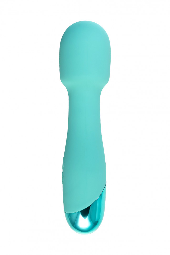 Вибратор Штучки-Дрючки «Дрючка-удовольствие», силикон, голубой, 18,5 см