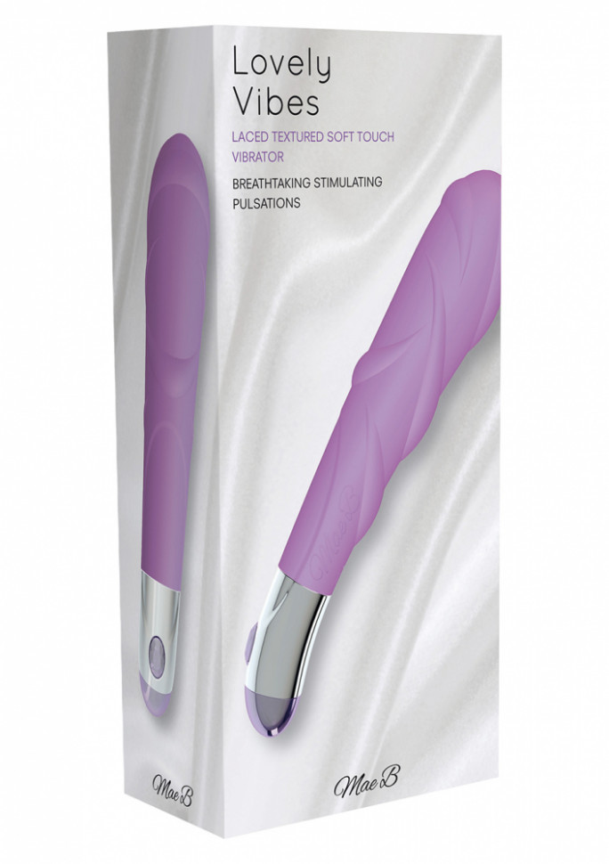 Вибратор LOVELY VIBES LACED PURPLE 10618LV