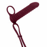 Вибронасадка для Двойного Проникновения Pure Passion Rori Wine Red 1205-02lola