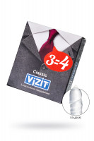 Презервативы VIZIT Classic Классические 3 шт, латекс, 18 см