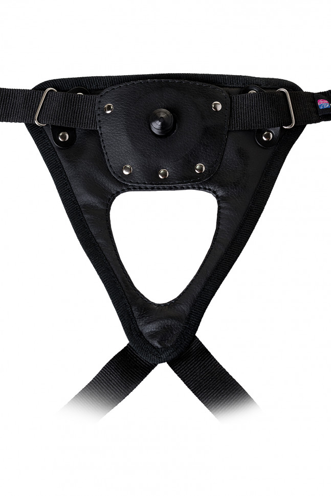 Страпон на креплении LoveToy с поясом Harness, реалистичный, neoskin, 21,6 см