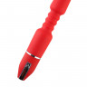 Анальный стимулятор Black & Red by TOYFA, 10 режимов вибрации, водонепроницаемый, силикон, красный, 28 см, Ø 5,4 см