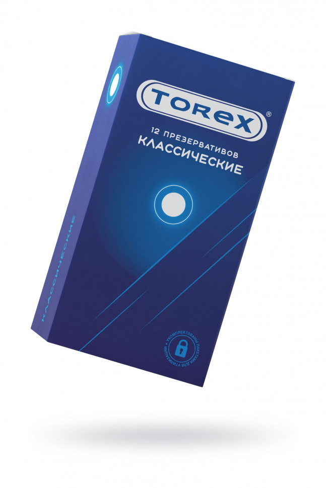 Презервативы классические TOREX  латекс, №12, 19 см