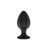 Силиконовая анальная пробка черная S (5.8*2.8cm) 3306-01