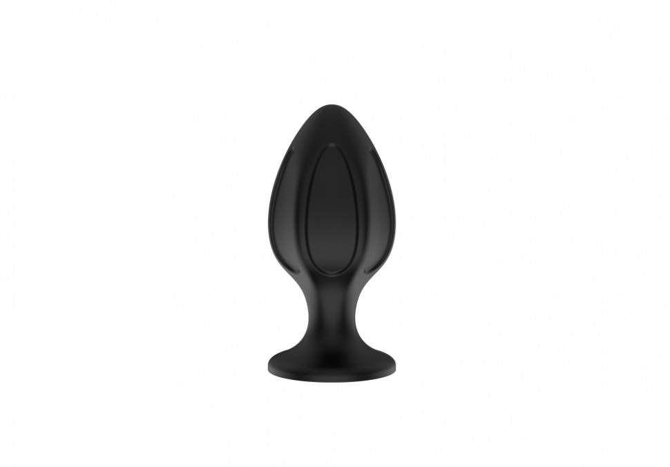 Силиконовая анальная пробка черная S (5.8*2.8cm) 3306-01