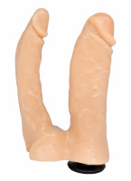 Насадка для страпона двойная телесная 201900ru