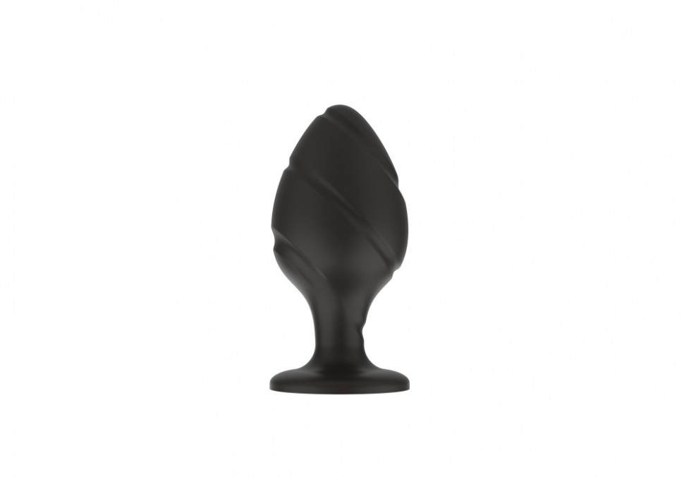 Силиконовая анальная пробка черная S (5.8*2.8cm) 3305-01