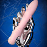 Вибратор с электростимуляцией PHYSICS GALVANI VIBE, силикон, розовый, 21 см