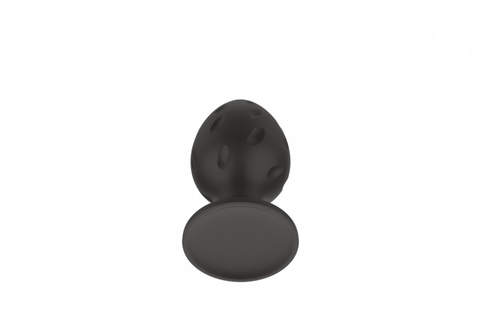 Силиконовая анальная пробка черная S (5.8*2.8cm) 3304-01