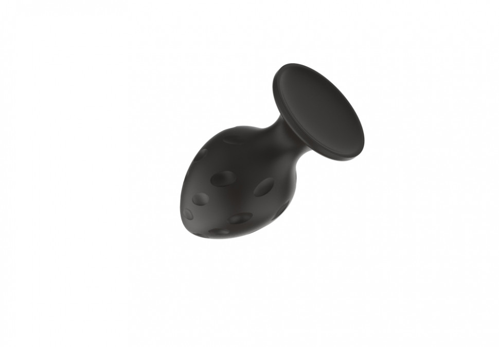 Силиконовая анальная пробка черная S (5.8*2.8cm) 3304-01