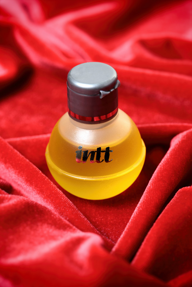 Массажное масло для поцелуев INTT FRUIT SEXY Maracuja с разогревающим эффектом и ароматом маракуйи, 40 мл