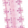 Насадка TOYFA, TPE, розовый, 12,5 см