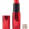 Вибромассажер Black & Red by TOYFA «Помада», силикон, красный, 9 см