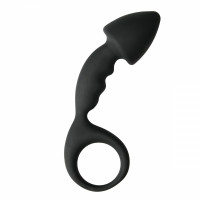 Анальная Стимулятор Easytoys Silicone Prostate Dildo ET205BLK