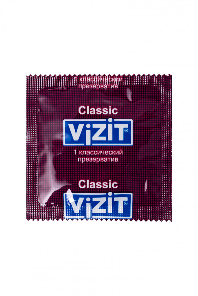 Презервативы VIZIT Classic Классические 12 шт, латекс, 18 см