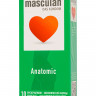Презервативы masculan Anatomic №10, анатомической формы, 5,3 см, 18,5 см, 10 шт