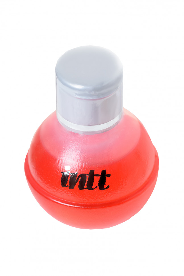 Массажное масло для поцелуев INTT FRUIT SEXY Raspberry с разогревающим эффектом и ароматом малины, 4