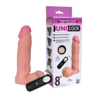 Насадка на Harness с вибрацией 12 режимов UNICOCK 8&quot;d 081513ru