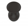 Силиконовая анальная пробка черная M (7.2*3.5cm) 3305-02
