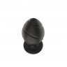 Силиконовая анальная пробка черная M (7.2*3.5cm) 3305-02