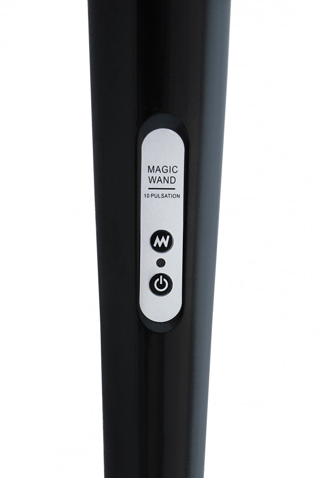 Вибромассажер, Magic Wand ,проводной,силикон, черный, 31 см