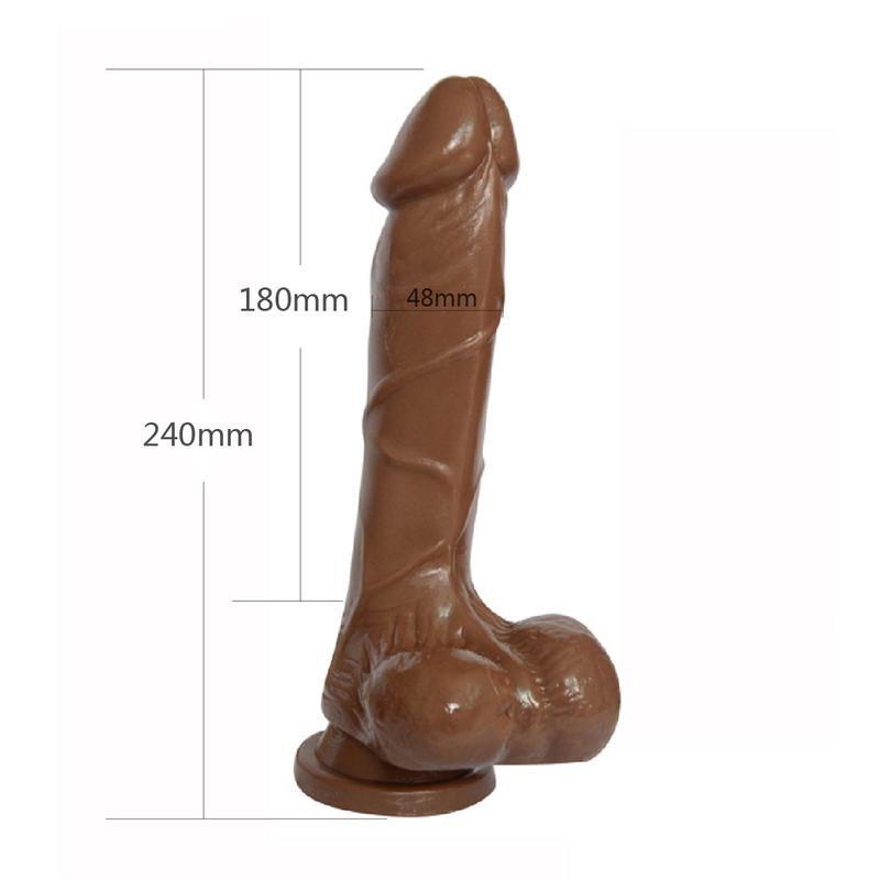 Фалоимитатор 9 Inch Super Whopper Dong 84005brownHW