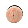Вибромастурбатор  реалистичный вагина в колбе, XISE, TPR, телесный, 25 см