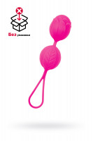 Вагинальные шарики, силикон, розовые, 15 см