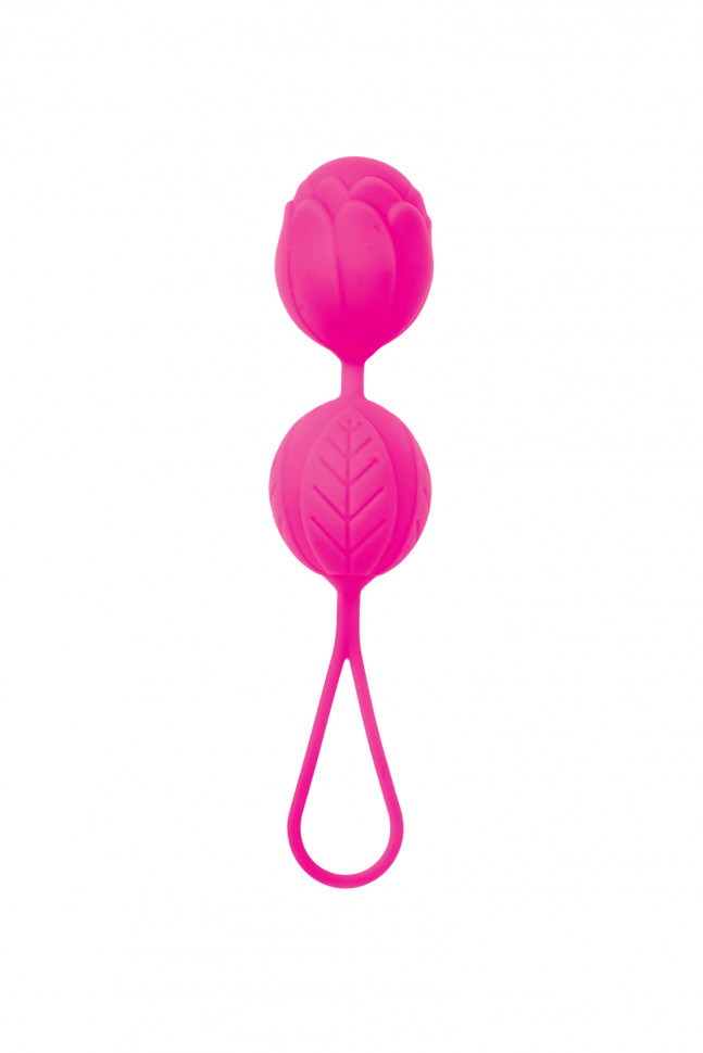 Вагинальные шарики, силикон, розовые, 15 см
