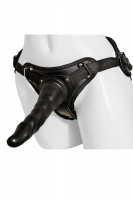 Страпон LoveToy с поясом Harness, с 2 насадками, neoskin, 17,5 см