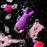 Стимулятор эрогенных зон Eromantica BUNNY, силикон, фиолетовый, 12,5