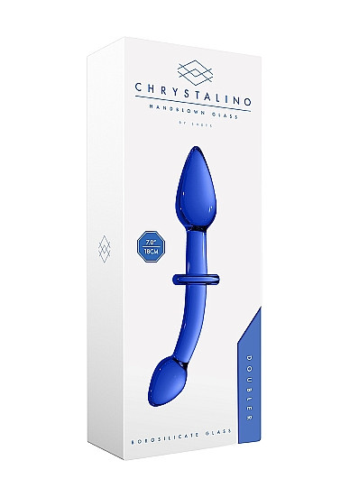 Анальный стимулятор Chrystalino Doubler Blue SH-CHR018BLU