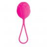 Вагинальные шарики, силикон, розовый, 10,5 см