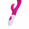 Вибратор с клиторальным стимулятором TOYFA A-Toys Nessy, силикон, розовый, 20 см