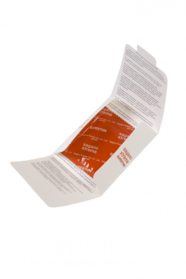 Презервативы Sagami,xtreme superthin 0,04 , латекс, 18,5 см, 5,2 см, 1 шт.