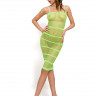 Платье-сетка Passion Erotic Line, зеленое, OS