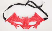 Маска летучая мышь красная 47312-1-MM
