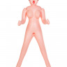 Кукла надувная Grace, шатенка, TOYFA Dolls-X Passion,с тремя отверситями, кибер вставка: вагина-анус, 160 см