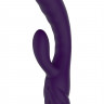 Вибратор с клиторальным стимулятором Nalone PureX2, Силикон, Фиолетовый, 20,7 см