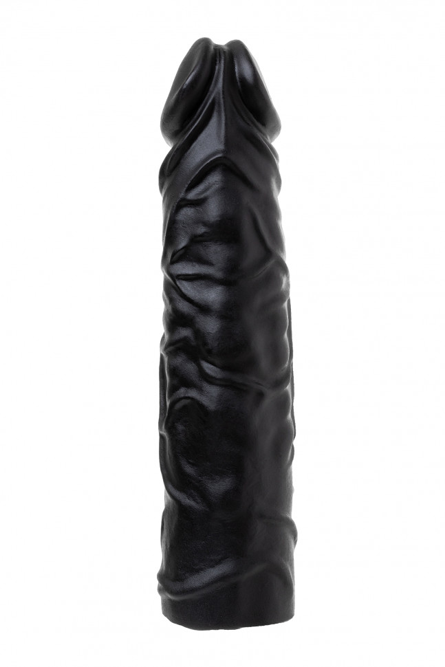 Страпон LoveToy с поясом Harness с 2 насадками, PVC, чёрный, 20 см