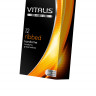 Презервативы "VITALIS" PREMIUM №12 ribbed - ребристые (ширина 52mm)