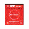 Презервативы Luxe, royal, extreme, 18 см, 5,2 см, 3 шт.